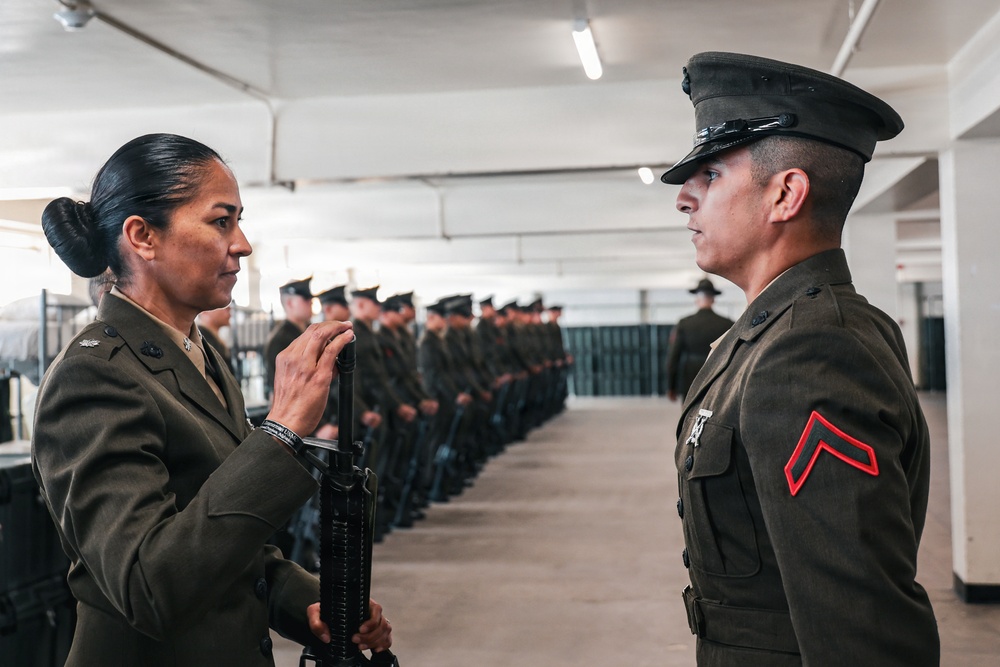 Charlie Company Battalion Commander Inspection