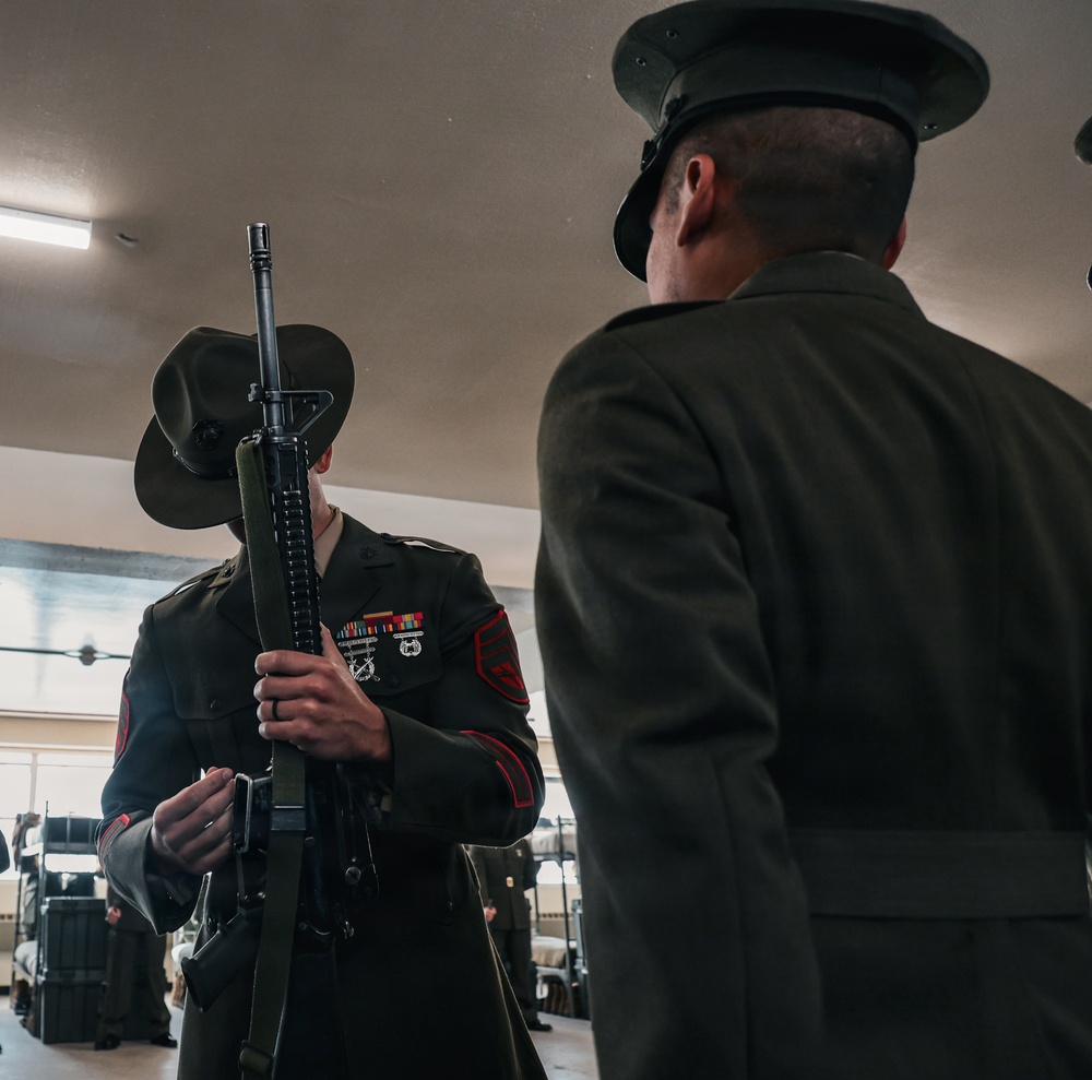 Charlie Company Battalion Commander Inspection