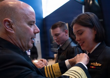 SNA 2026 Surface Warfare Pinning Ceremony