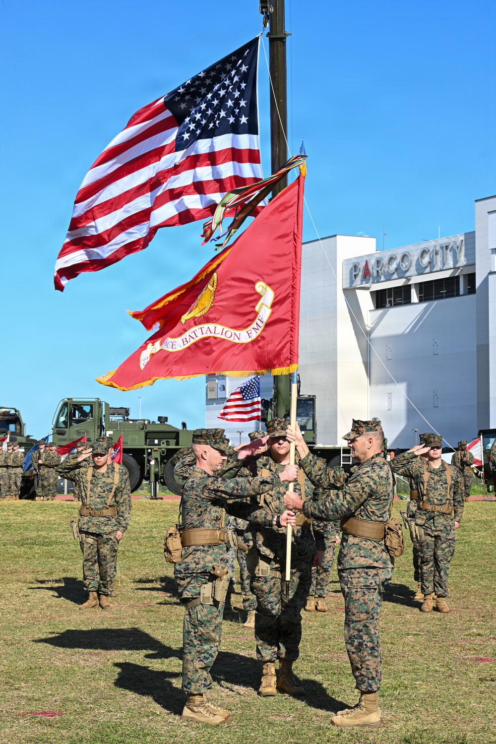3rd Maintenance Battalion Change of Command Ceremony