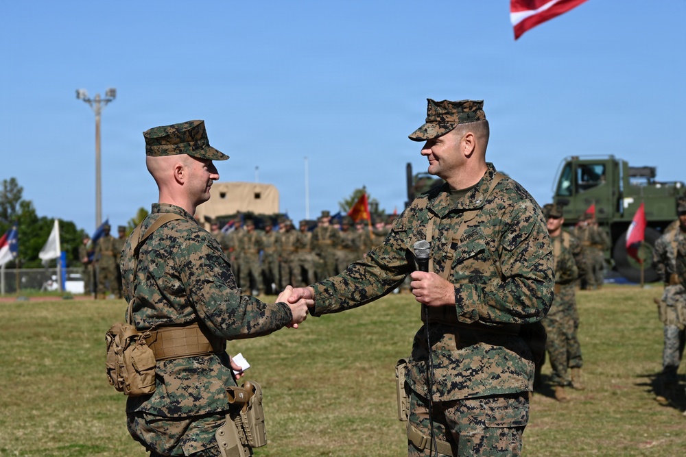 3rd Maintenance Battalion Change of Command Ceremony