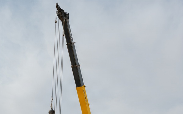 379th Expeditionary Civil Engineering Squadron move a sensor