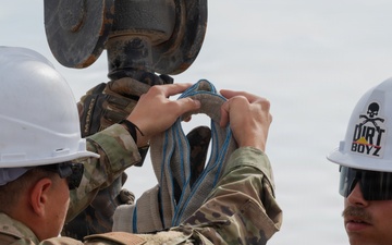 379th Expeditionary Civil Engineering Squadron move a sensor