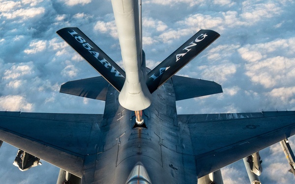 74th EARS conducts aerial refueling mission within CENTCOM AOR