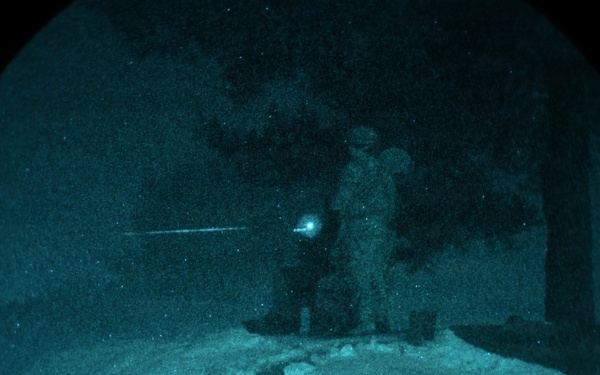 M4 Carbine Night Fire Fimiliarization Excercise