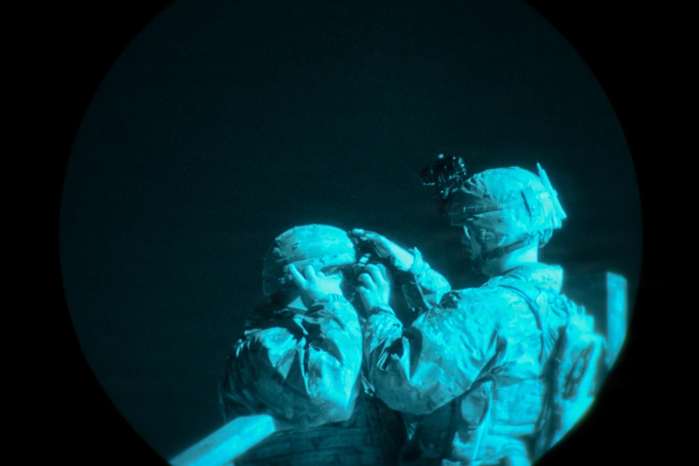 M4 Carbine Night Fire Fimiliarization Excercise