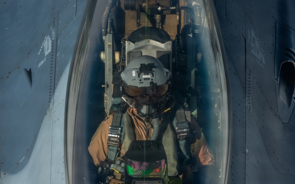 74th EARS conducts aerial refueling mission within CENTCOM AOR