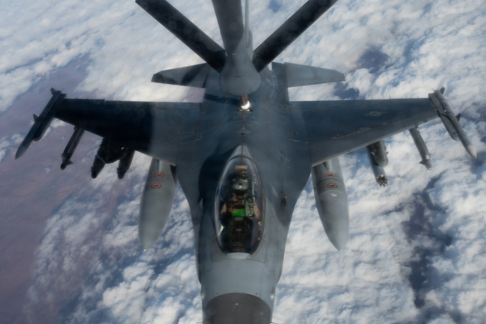 74th EARS conducts aerial refueling mission within CENTCOM