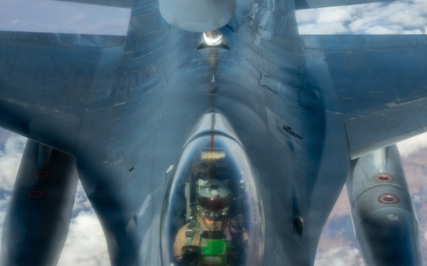 74th EARS conducts aerial refueling mission within CENTCOM