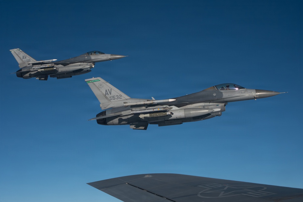 74th EARS conducts aerial refueling mission within CENTCOM