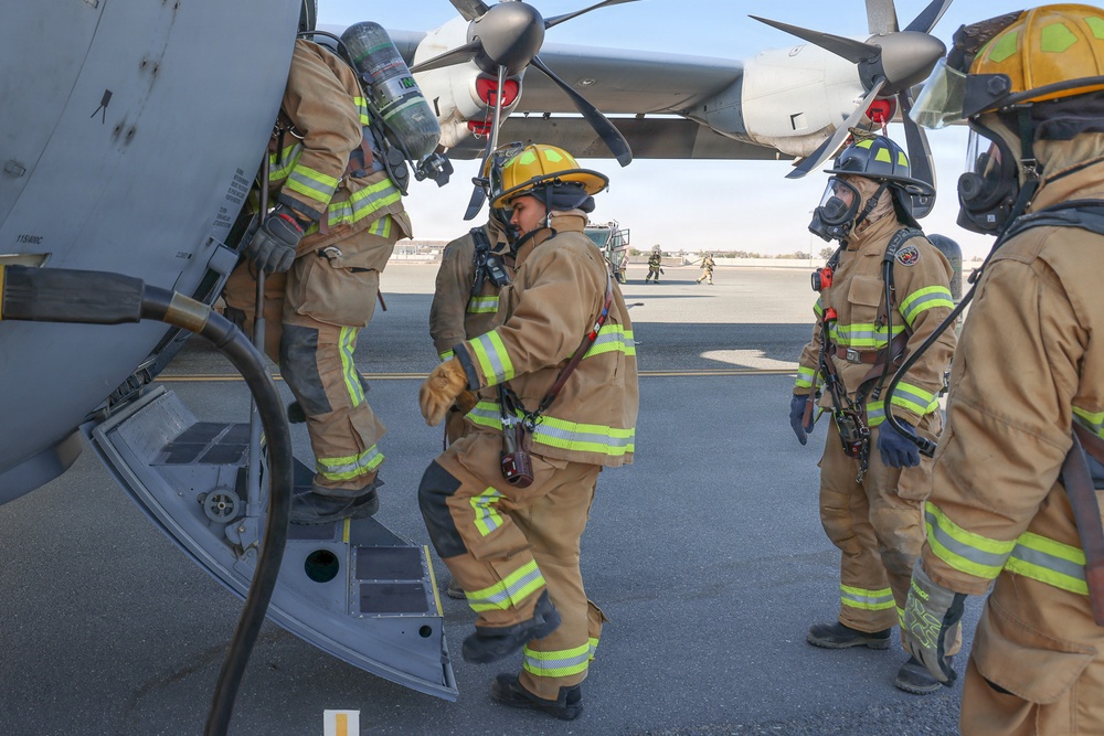 386th AEW Crash Rescue Exercise