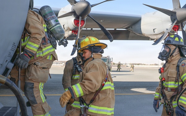 386th AEW Crash Rescue Exercise