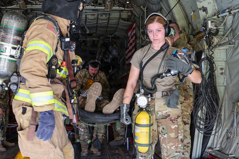386th AEW Crash Rescue Exercise