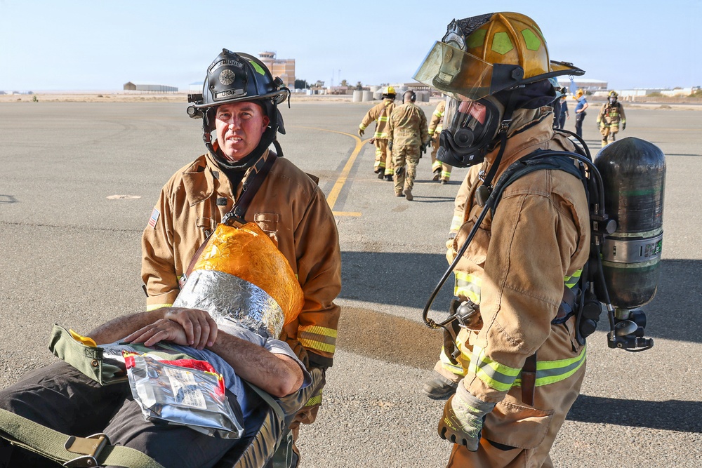 386th AEW Crash Rescue Exercise