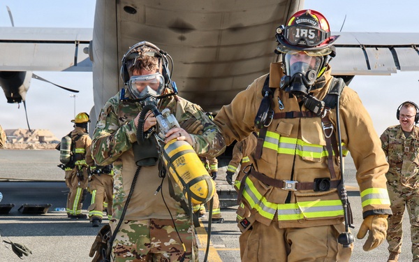 386th AEW Crash Rescue Exercise