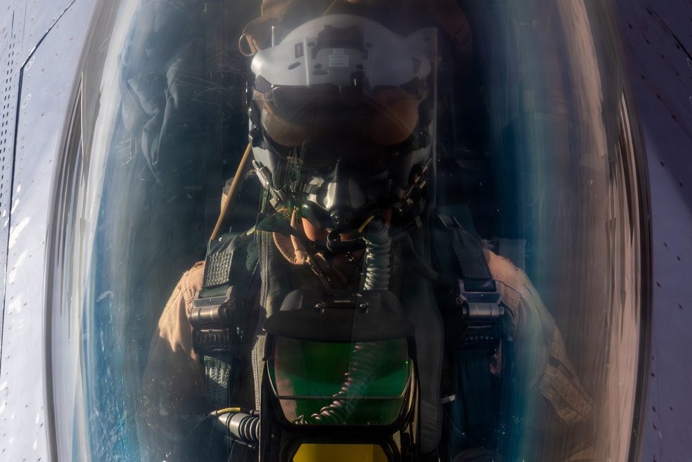 74th EARS conducts an air refueling mission within CENTCOM AOR