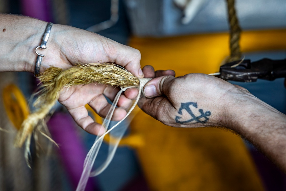 USS Iwo Jima Sailors Conduct Maintenance and Repairs