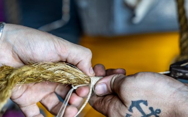 USS Iwo Jima Sailors Conduct Maintenance and Repairs