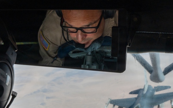 74th EARS conducts aerial refueling mission within CENTCOM