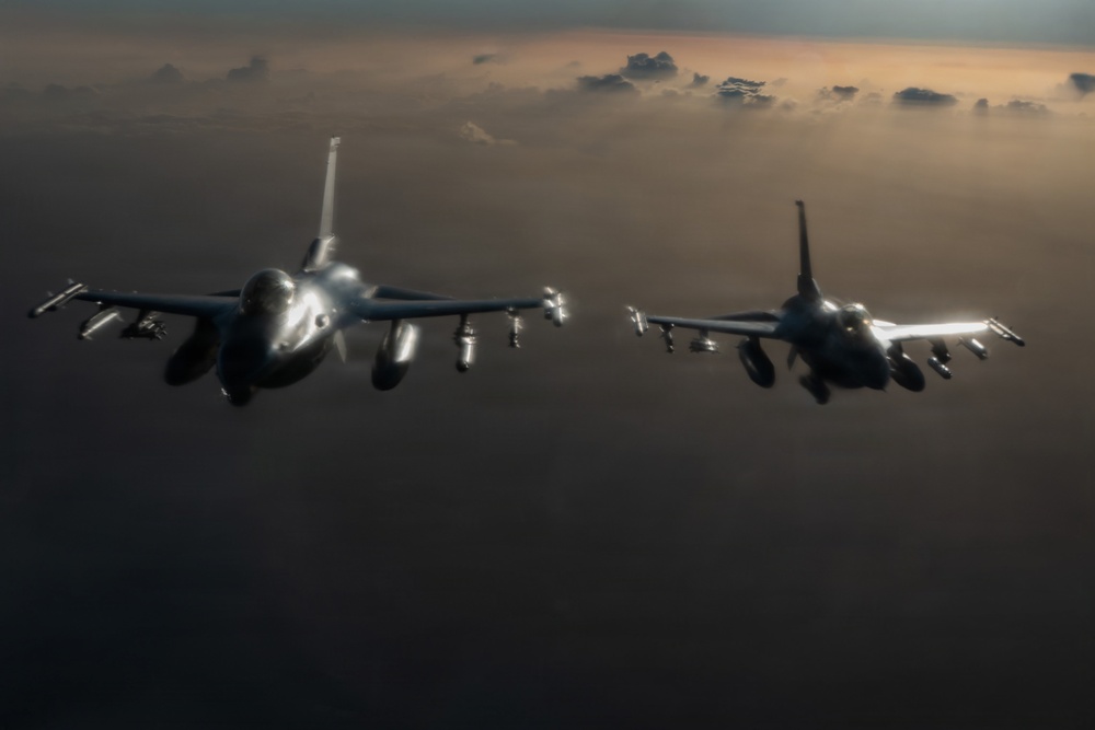 74th EARS conducts aerial refueling mission within CENTCOM