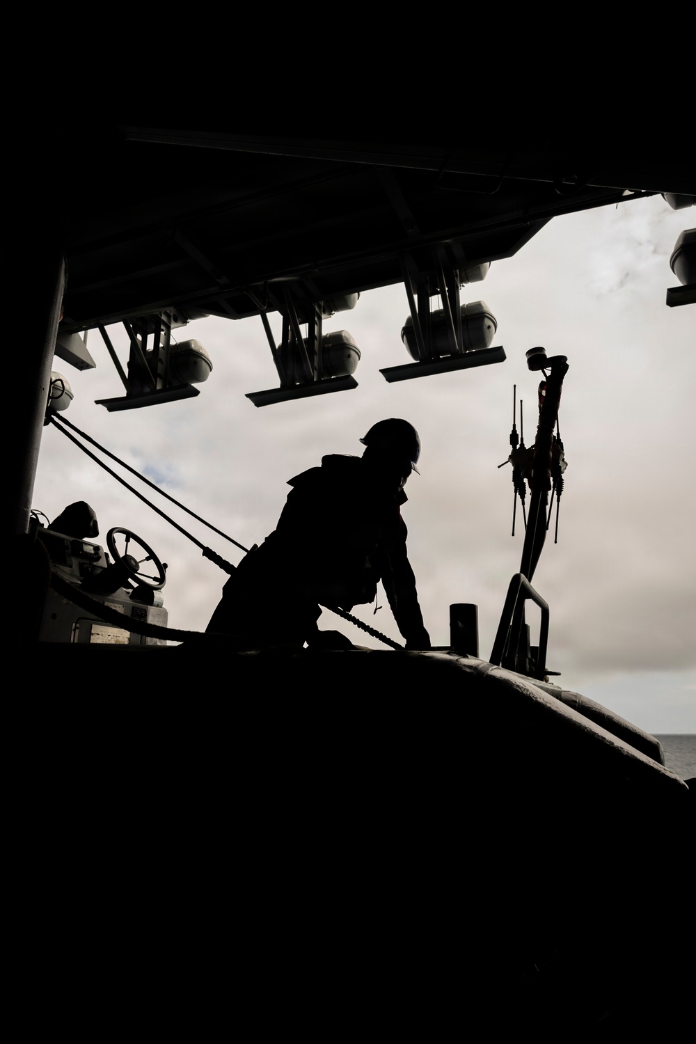 USS Iwo Jima Conducts Small Boat Operations