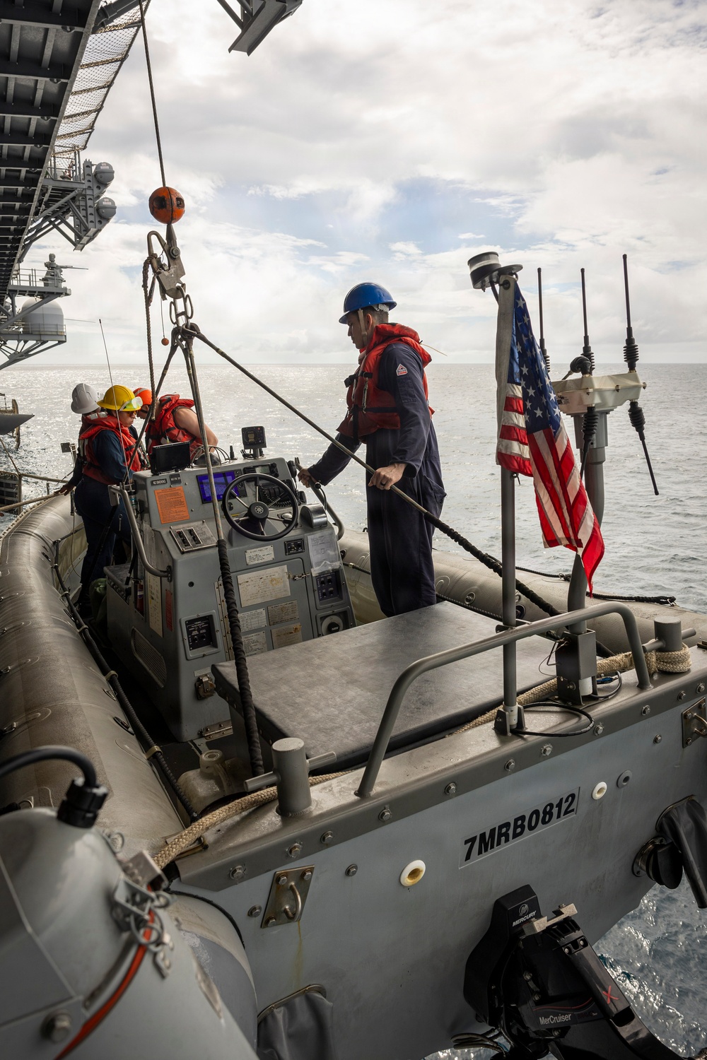 USS Iwo Jima Conducts Small Boat Operations