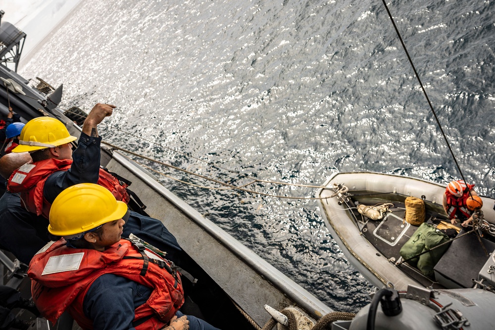 USS Iwo Jima Conducts Small Boat Operations