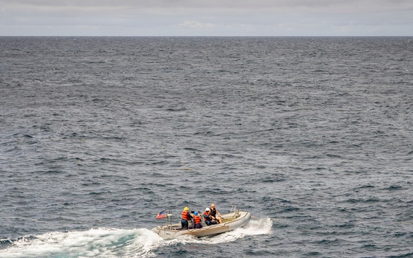 USS Iwo Jima Conducts Small Boat Operations