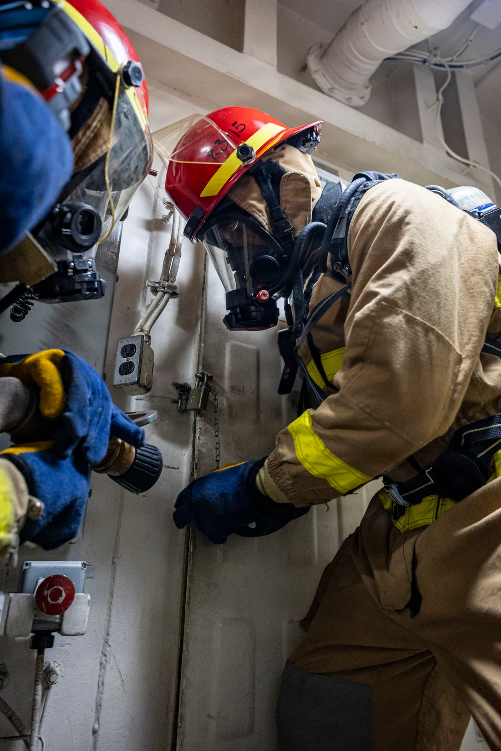 USS Iwo Jima Conducts Damage Control Training