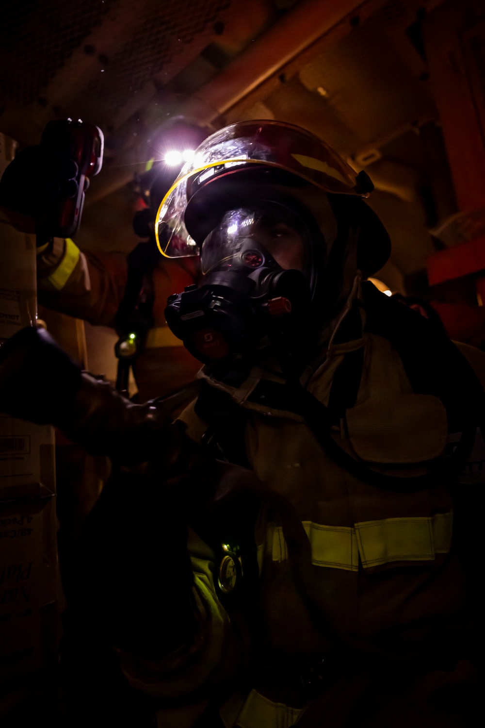 USS Iwo Jima Conducts Damage Control Training