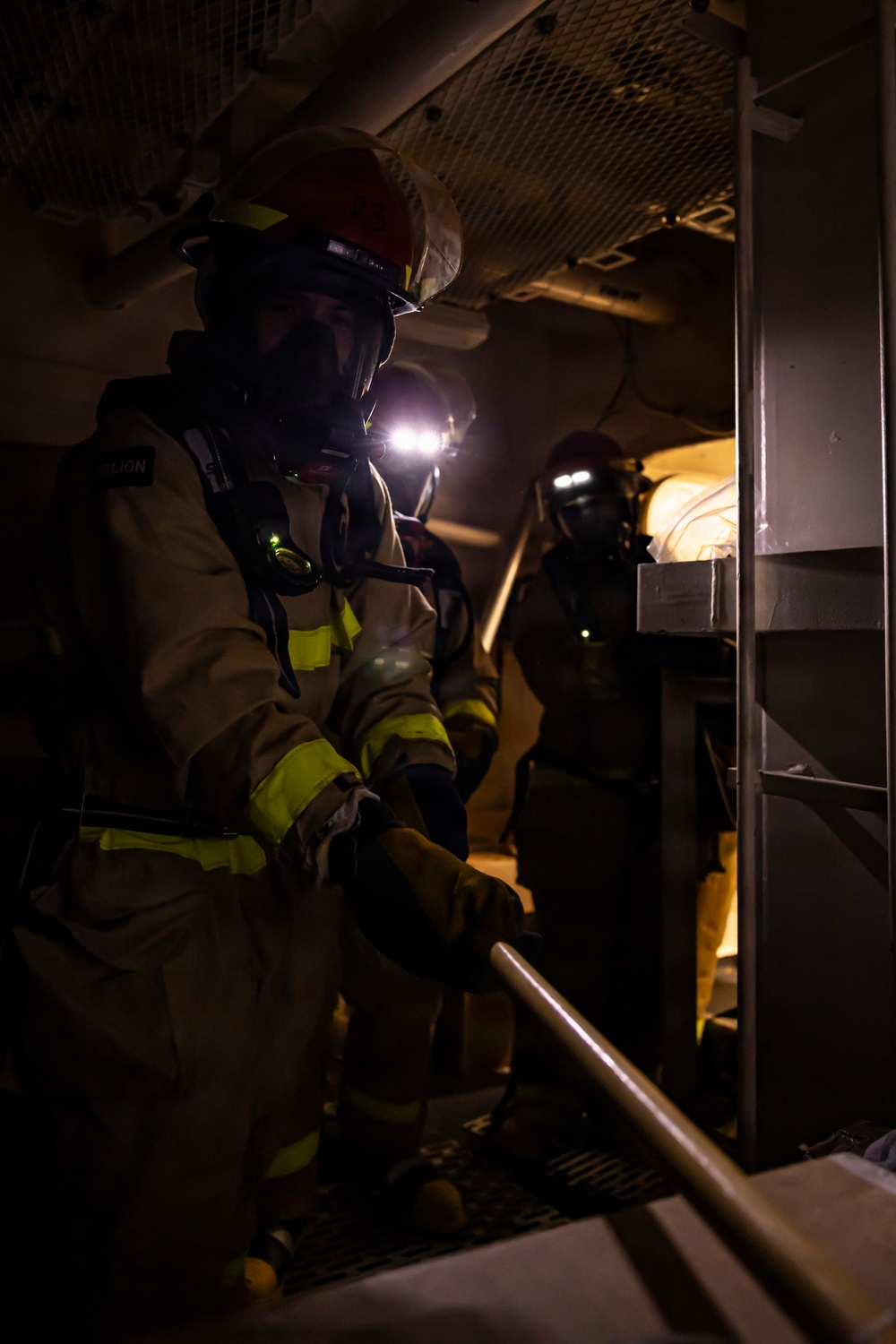 USS Iwo Jima Conducts Damage Control Training