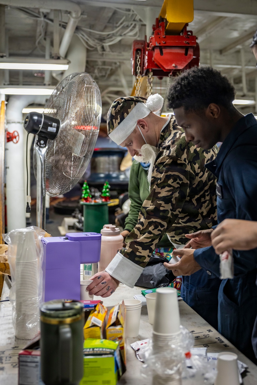 USS Iwo Jima Christmas Celebration