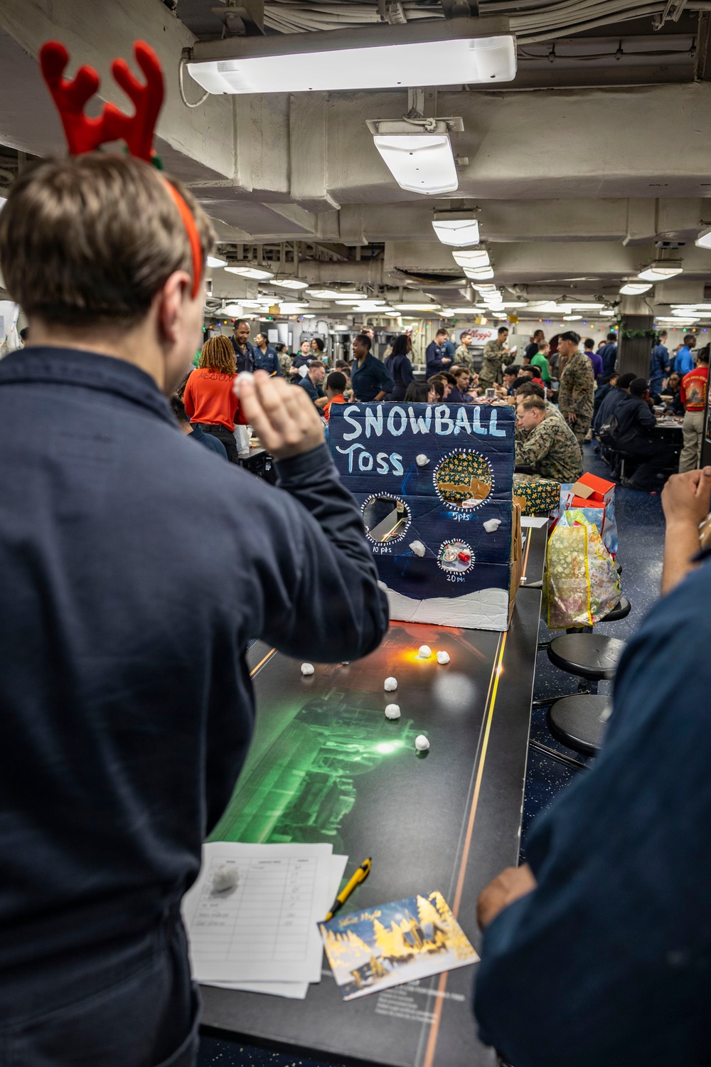 USS Iwo Jima Christmas Celebration