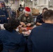 USS Iwo Jima Sailors Have a Christmas Party