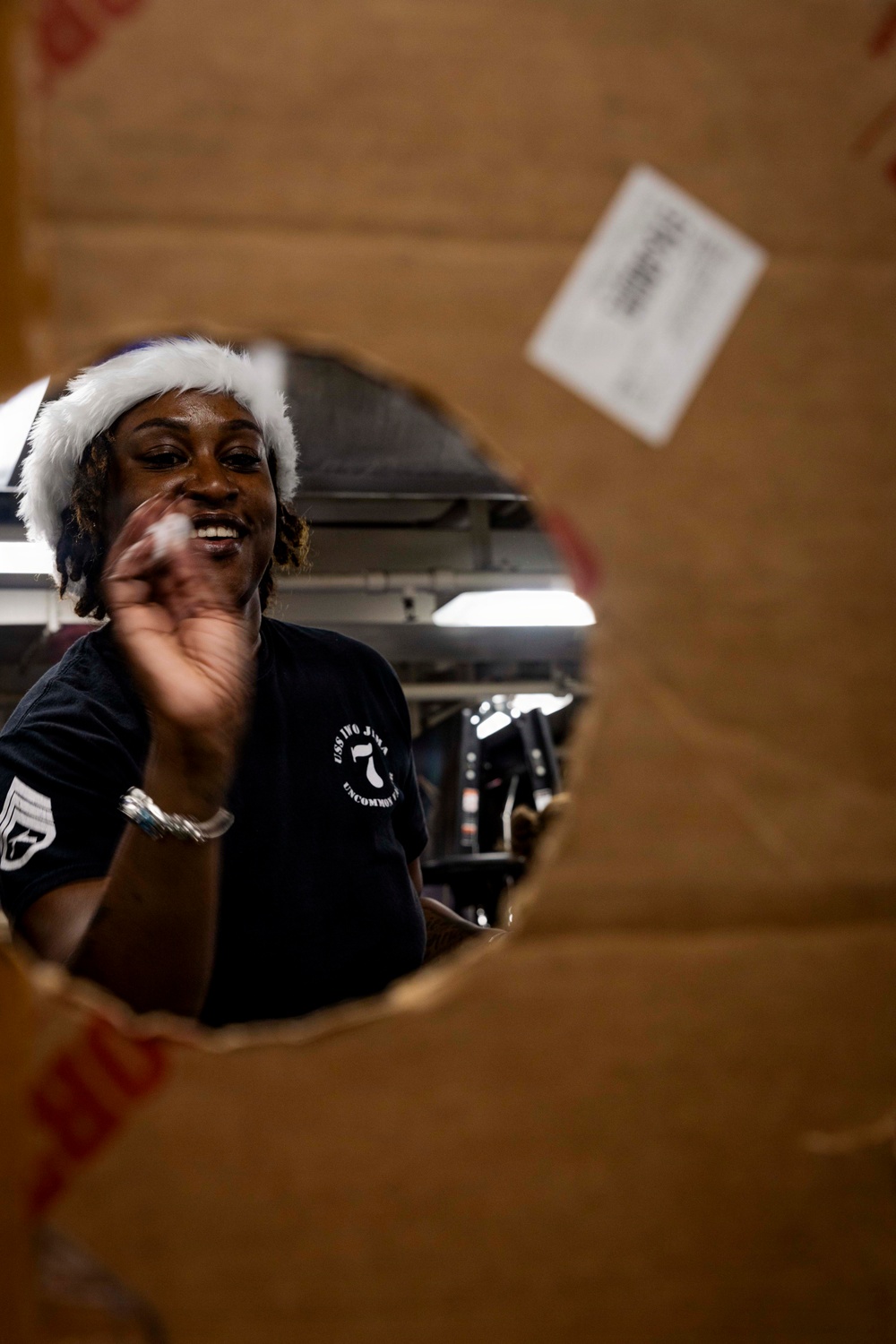 USS Iwo Jima Conducts a Christmas Event