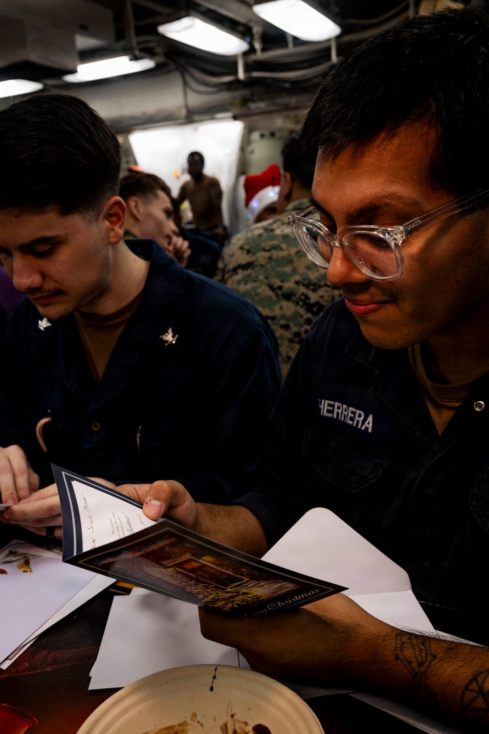 USS Iwo Jima Conducts a Christmas Event