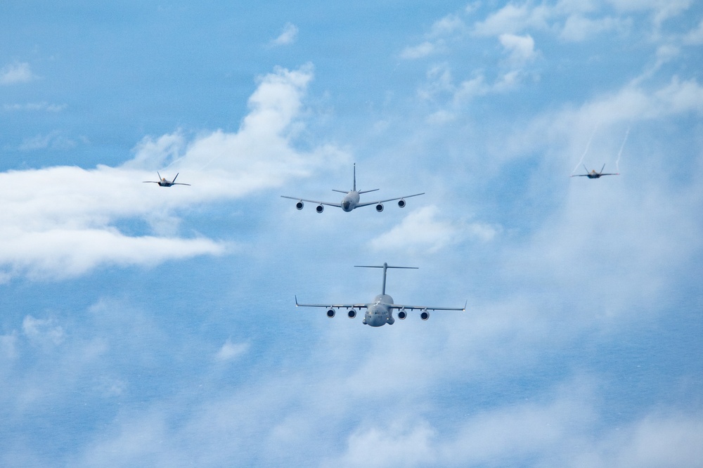 154th Operations Group Soars in Multi-Ship Formation