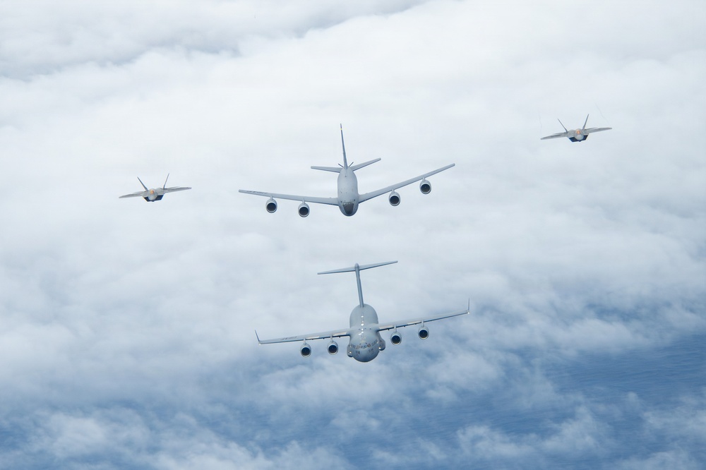 154th Operations Group Soars in Multi-Ship Formation
