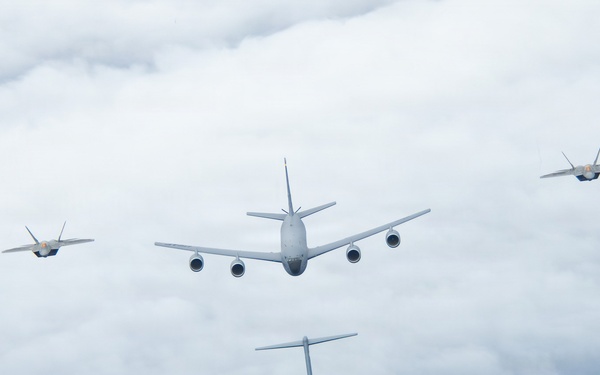 154th Operations Group Soars in Multi-Ship Formation