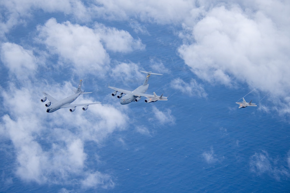 154th Operations Group Soars in Multi-Ship Formation