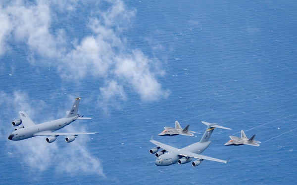 154th Operations Group Soars in Multi-Ship Formation