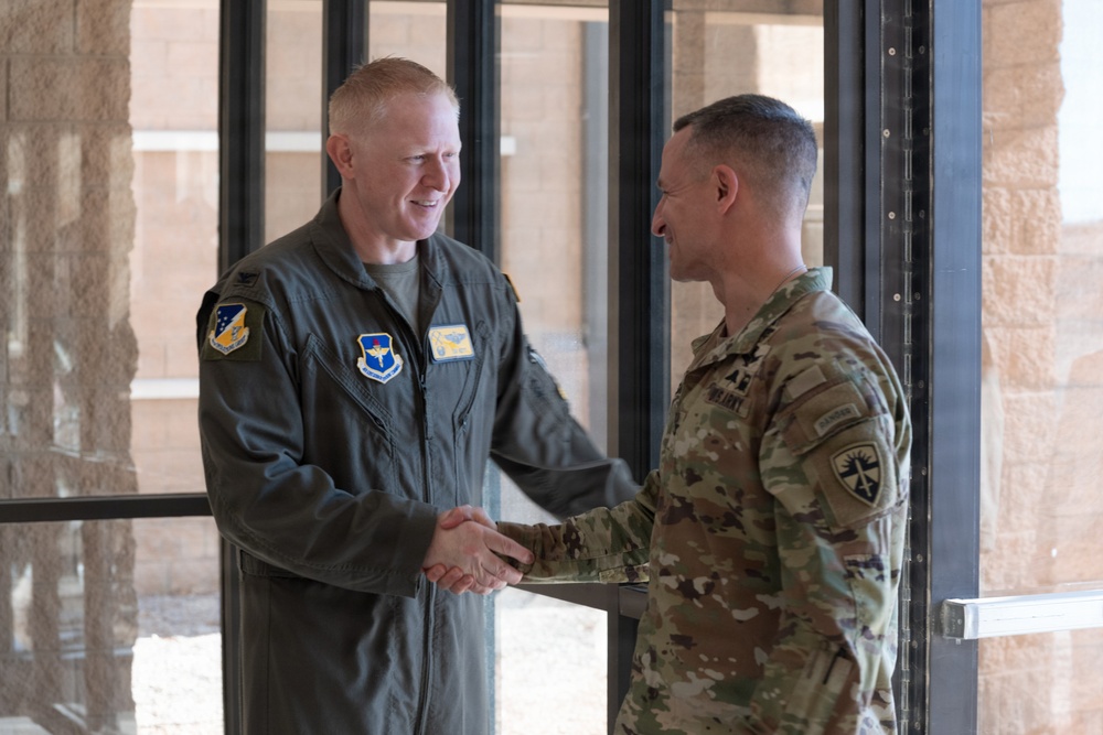 White Sands Missile Range command team first visit to Holloman Air Force Base