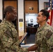 Engineman 1st Class Camacho receives Navy and Marine Corps Achievement Medal at end of SWESC tour