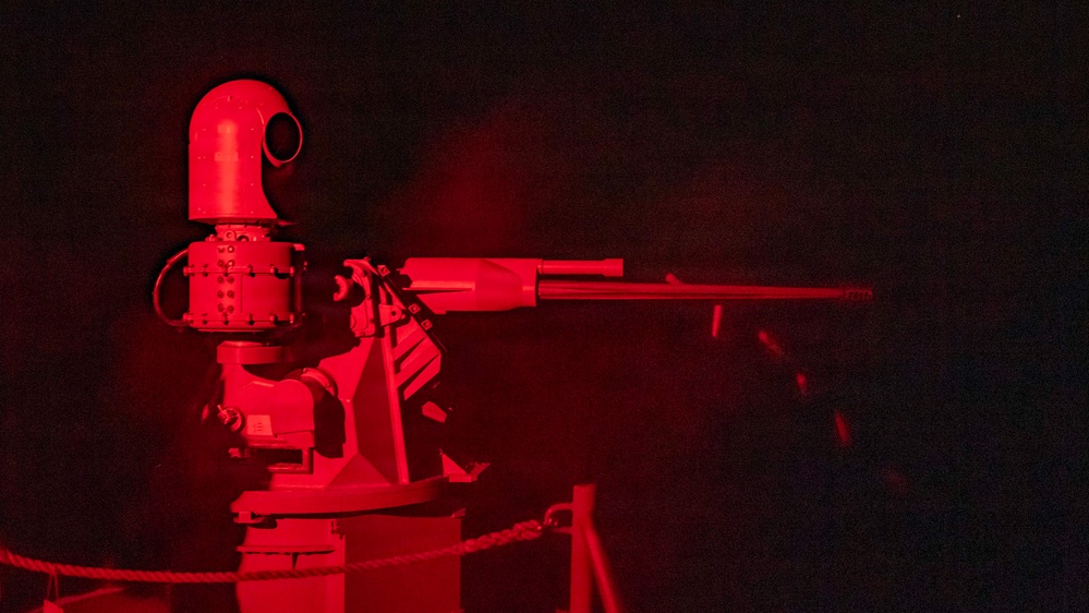 USS Theodore Roosevelt Performs a Live-Fire Exercise