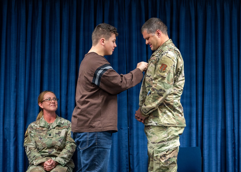 Johnson promoted to chief master sergeant