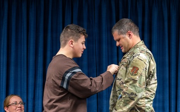 Johnson promoted to chief master sergeant