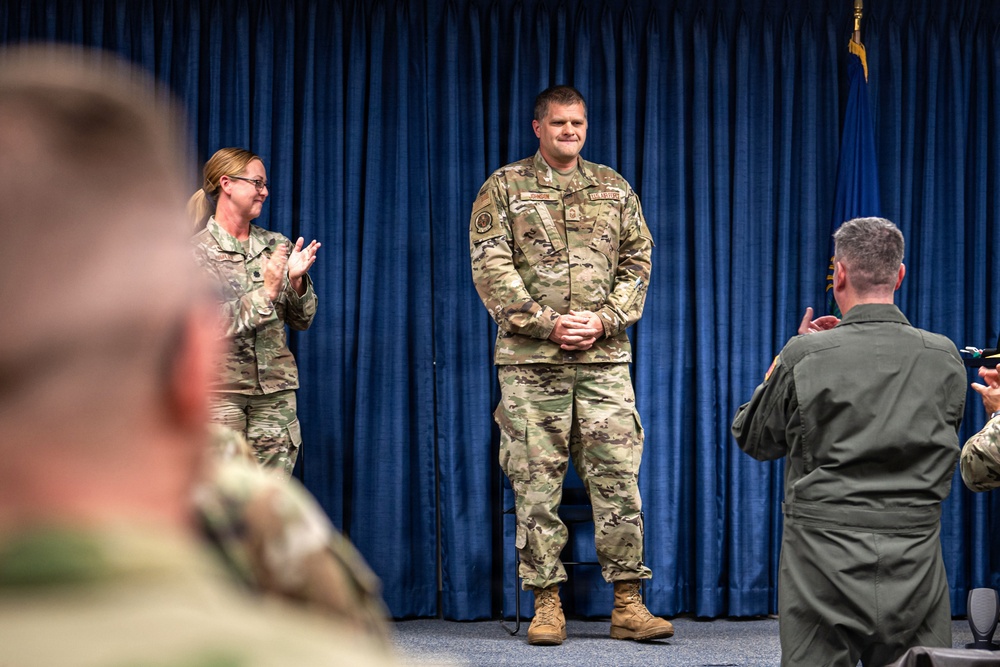 Johnson promoted to chief master sergeant