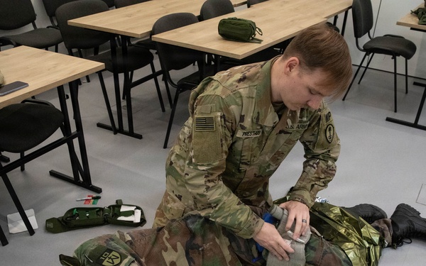 U.S. Army Soldiers Facilitate CLS Course with Lithuanian Riflemen’s Union during Unified Partners '26