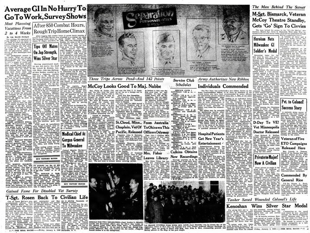 This Month in Fort McCoy History — January