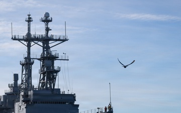 Self Defense Test Ship Gets Hull Paint Refresh Ahead of 50th Anniversary of Commissioning